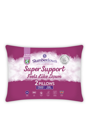 Slumberdown Feels like Down Super support pillows | Home | George at ASDA