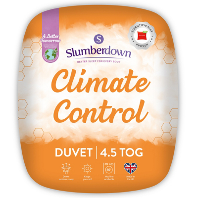 Slumberdown Climate Control Duvet, 4.5 Tog Home at ASDA