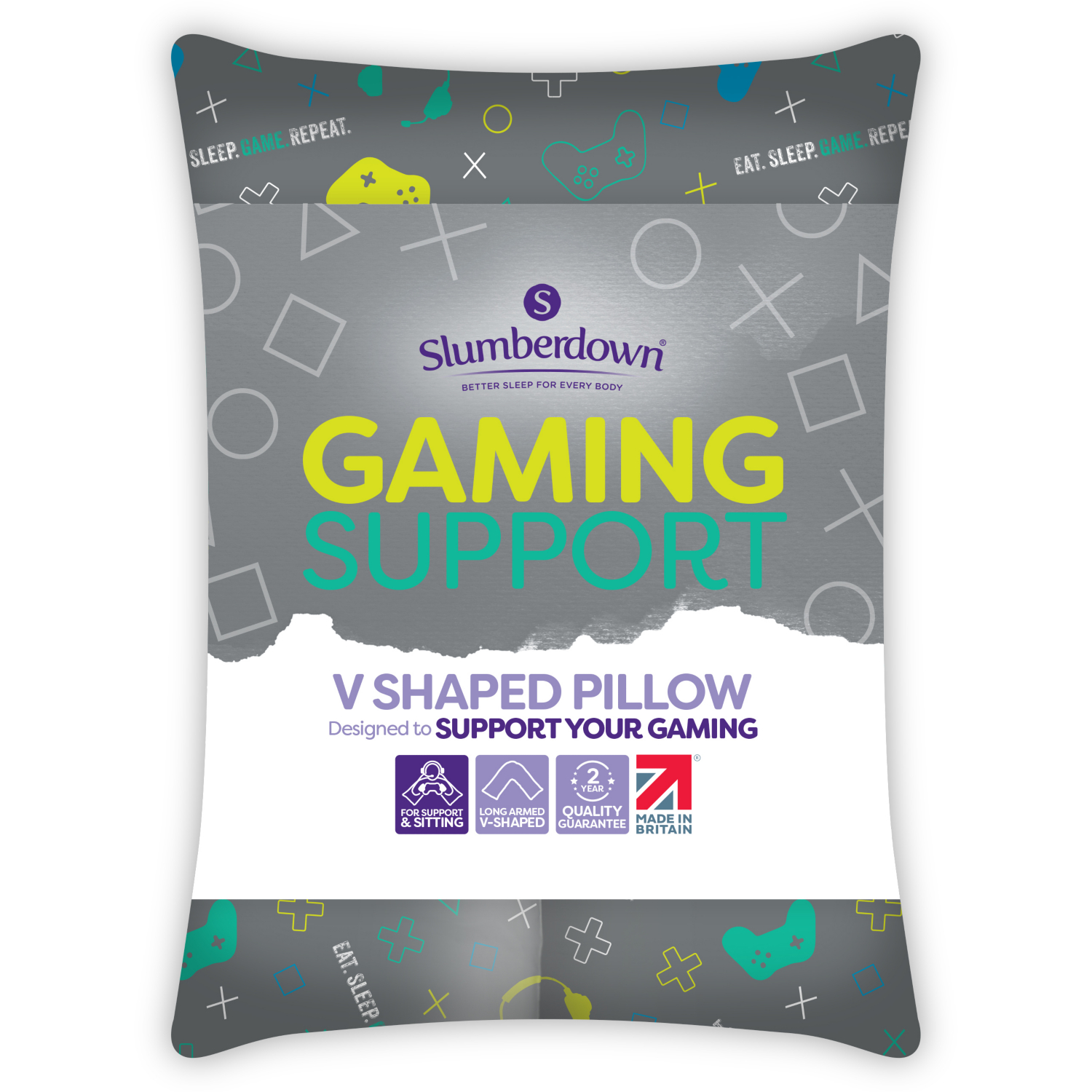 Slumberdown Multi Gaming Pillow