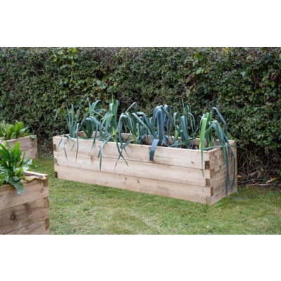 George Forest Garden Caledonian Trough Raised Bed 45 x 180cm - Timber