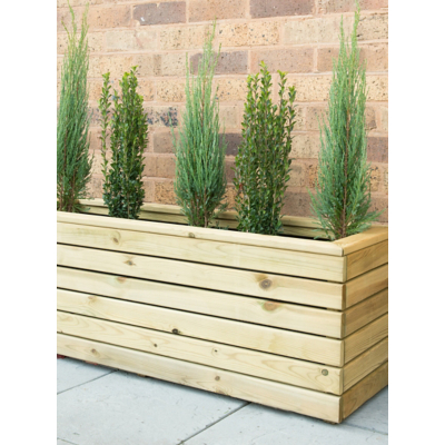 Forest Linear Long Wooden Garden Planter 4'x1' (1.2x0.4m)
