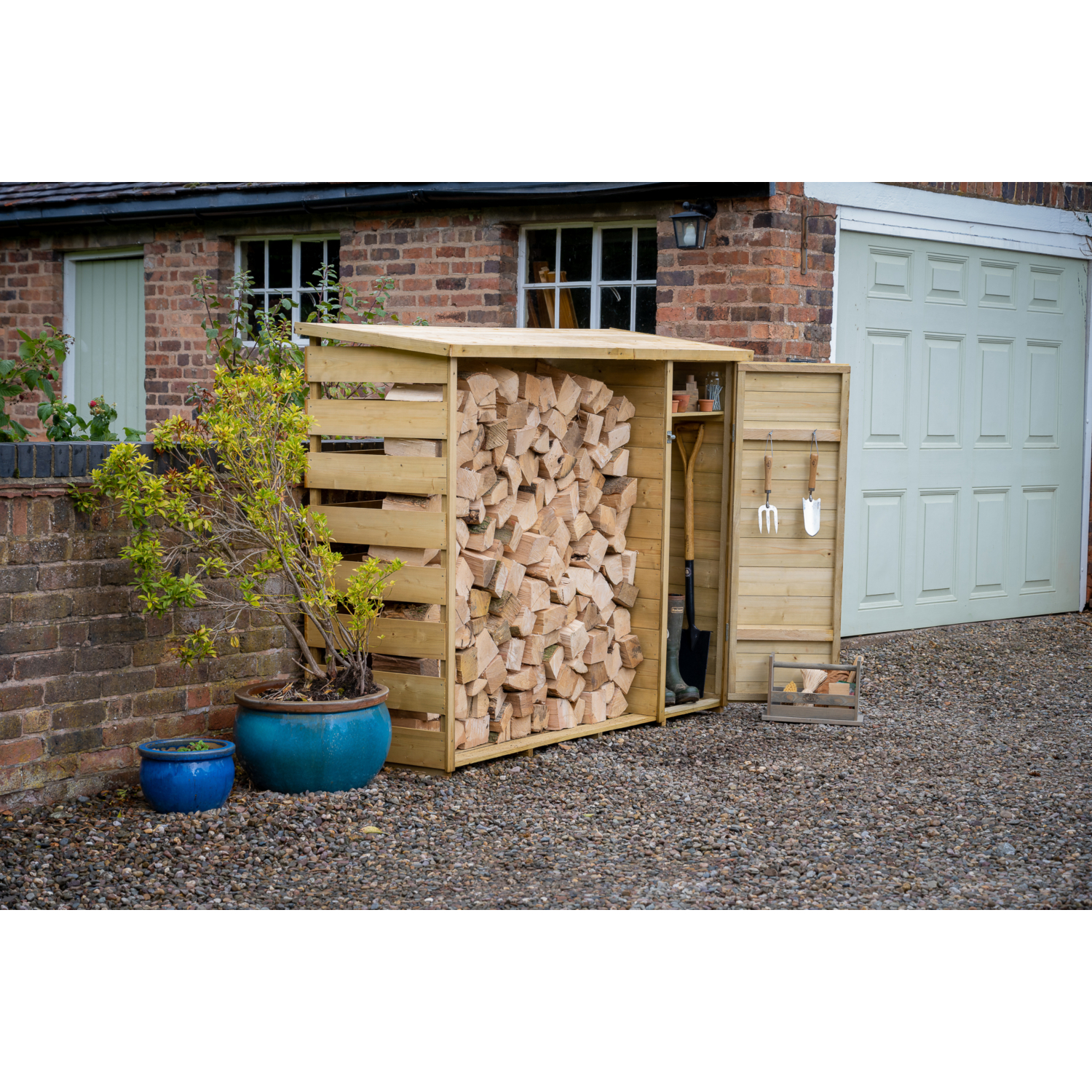 Forest Garden Timber Log Tool Store