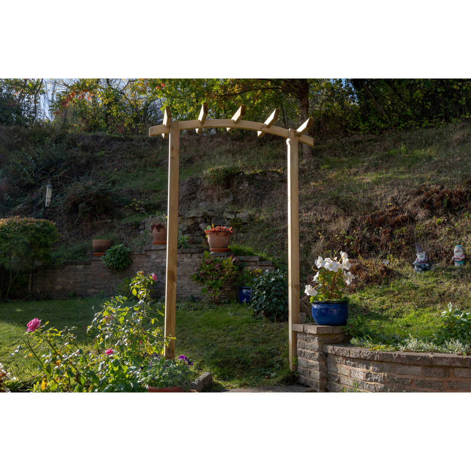 Forest Garden Timber Hanbury Dome Top Arch
