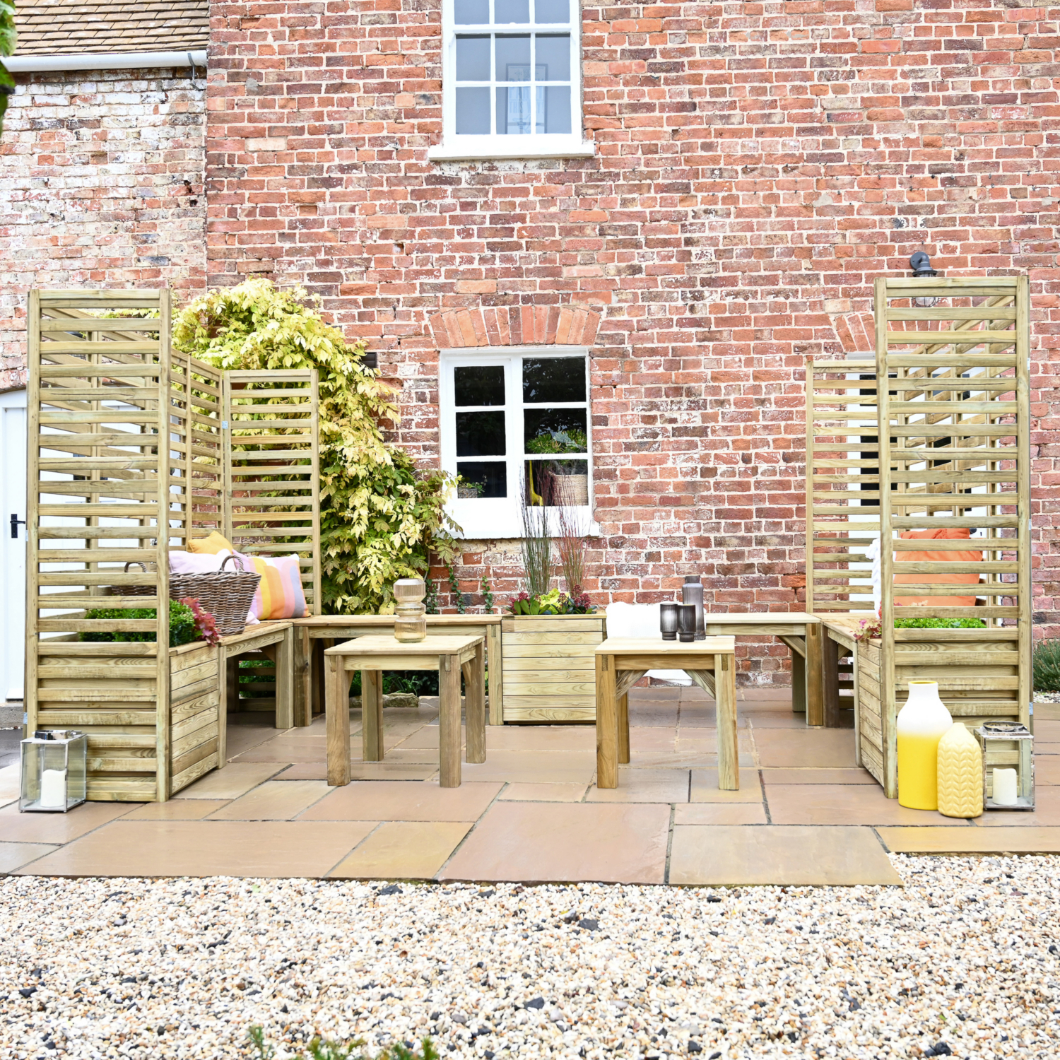 Forest Garden Natural Modular Seating Option 5