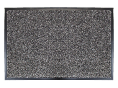 Mighty Mat Plush Barrier Mat 80x120cm Light Grey Home at ASDA