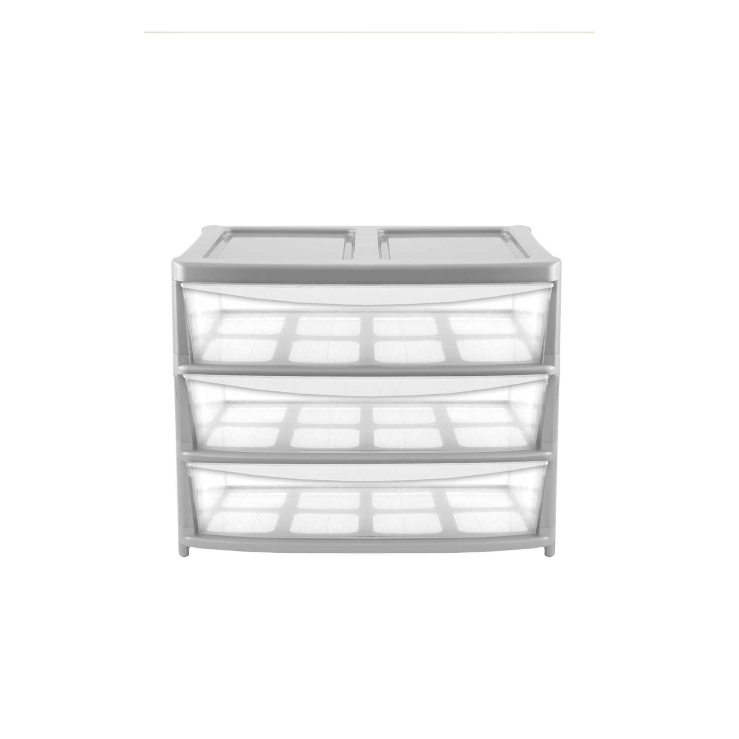 George Silver Tu Wide Mobile Drawer Unit
