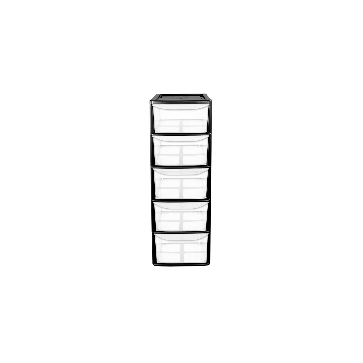 George Black 5 Drawer Plastic Storage Unit