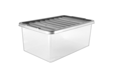 large clear storage bins with lids