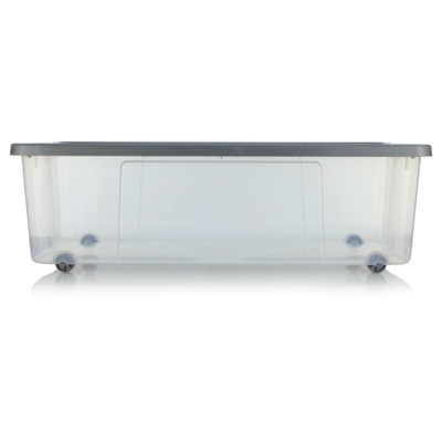 ASDA Clear Wheeled Storage Box 75L Home & Garden at ASDA