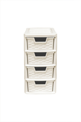 Mini Rattan Drawer Unit Home George