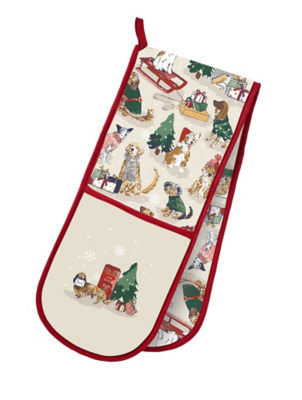 Ulster Weavers Merry Mutts 100 Cotton Double Oven Glove Home
