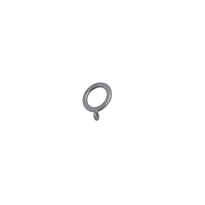 Speedy Silver Plastic 16-19mm Curtain Rings - Pack of 10