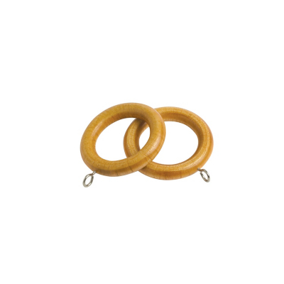 Speedy Antique Pine Victory Wood 28mm Rings - Pack of 6