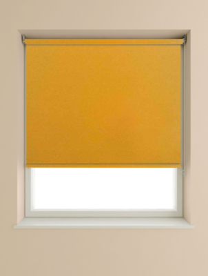 Speedy Ochre 175cm Drop Blackout Roller Blind