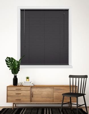 Speedy Black 25mm Aluminium Venetian Blind