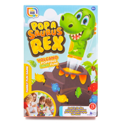 Games Hub Popa Saurus Rex Dino Pop Game (Age 3+ Years)