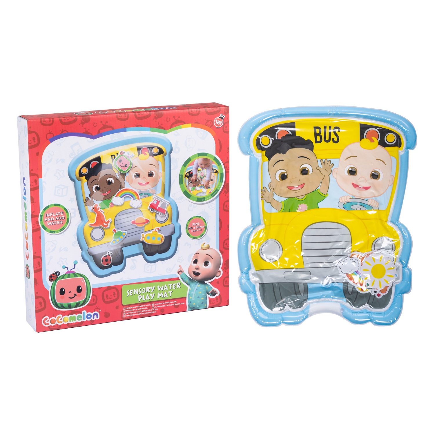 George Yellow Cocomelon Water Playmat
