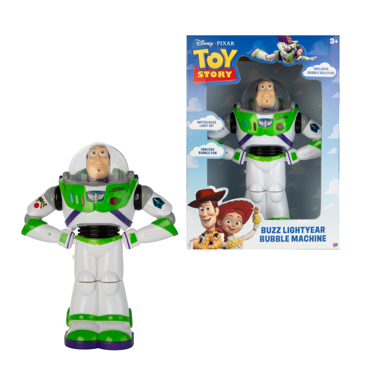 Disney Multi Toy Story Buzz Lightyear Bubble Machine