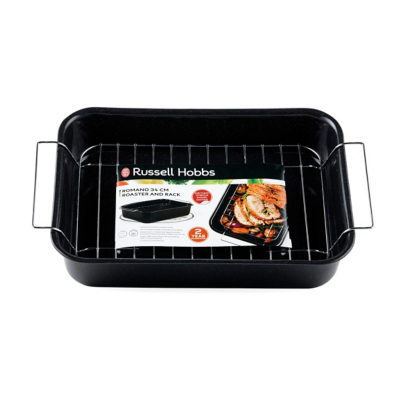 George Russell Hobbs Roaster And Rack Enamel 34cm