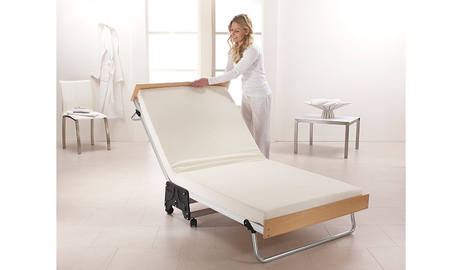 j-bed folding bed with memory foam mattress