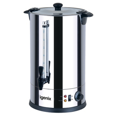 Igenix IG4008 8.8L Hot Water 950W Catering Urn - Stainless Steel, Silver