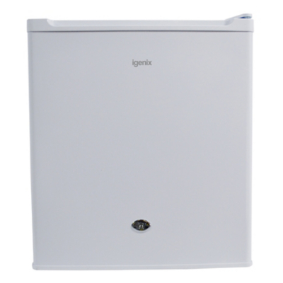 Igenix Table Top Fridge with Lockable Door, 47 Litre, White - IG3711