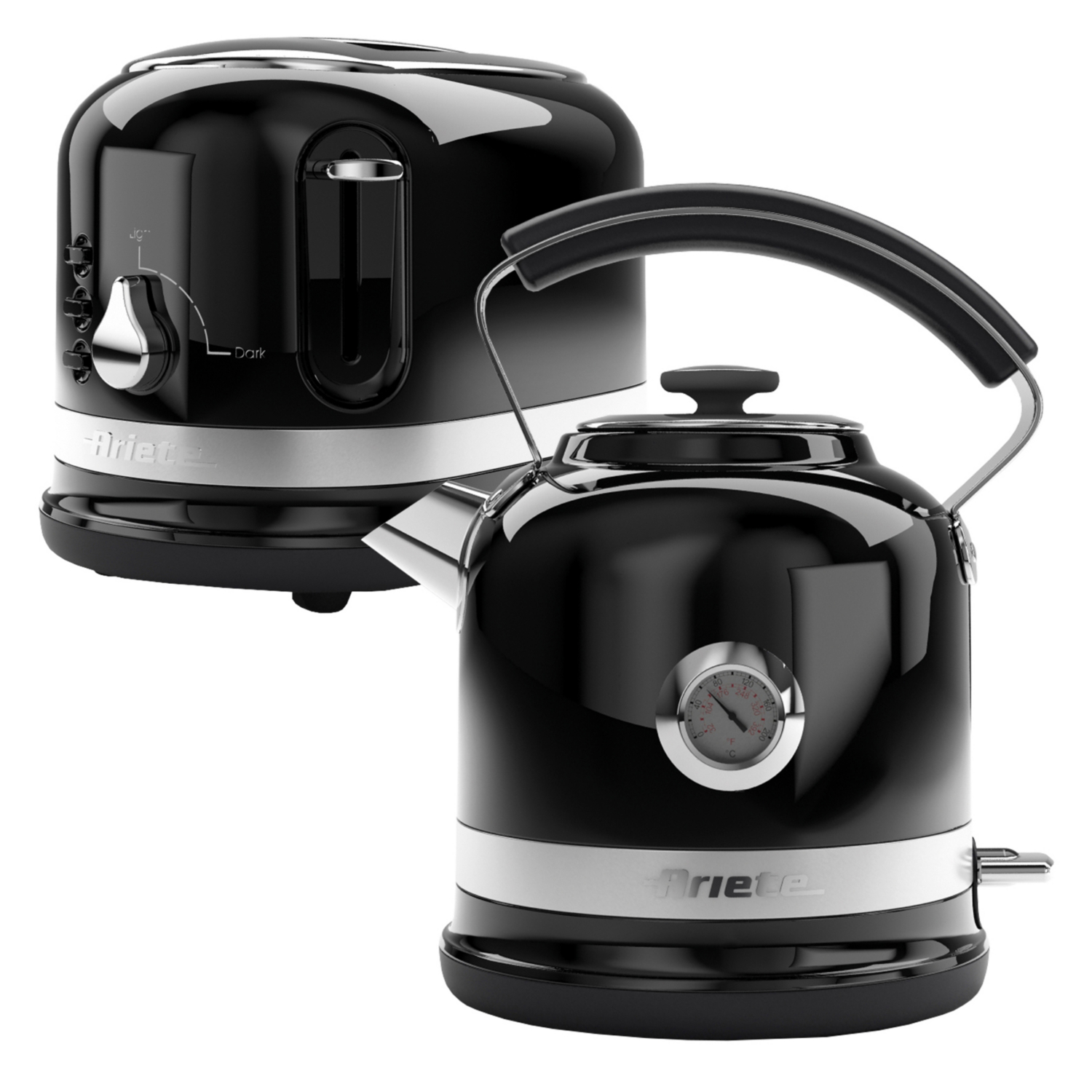George Black Ariete Moderna Kettle And 2 Slice Toaster Set