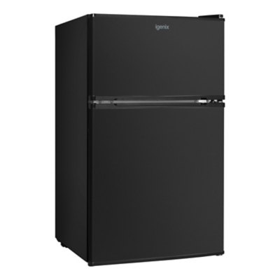 Igenix - Under Counter Fridge Freezer, 96 Litre, Black - IG347FFB