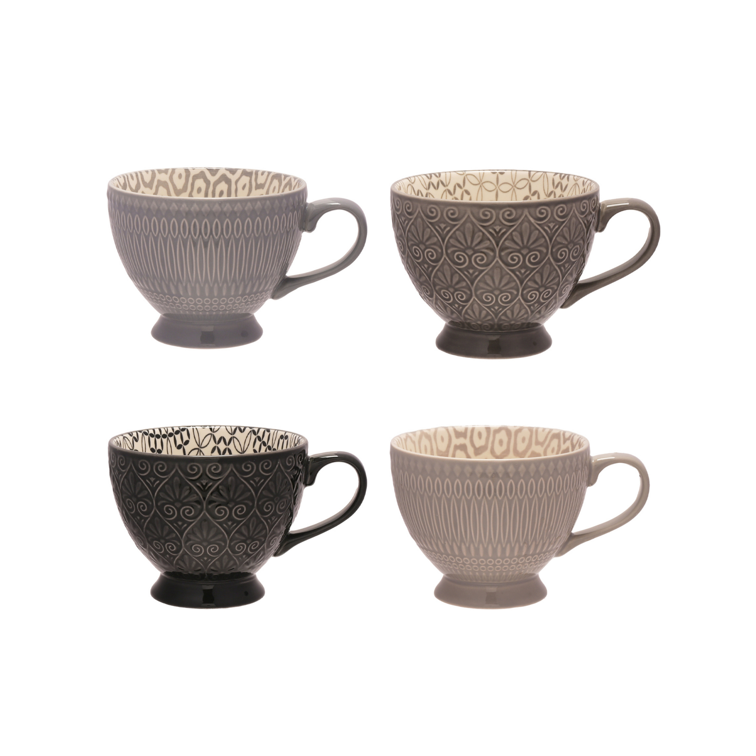 Hestia Unisex Multicolor Set Of 4 Tea Cups - Image 7