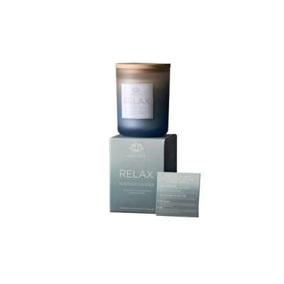 Serenity Relax Candle 120G Petitgrain, Rose & Sandalwood