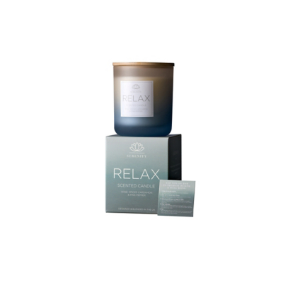 Serenity Unisex Relax Candle Rose & Spiced Cardamon 270g