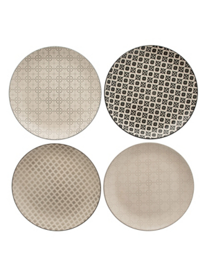 Hestia Set 4 Tile Dinner Plates Home at ASDA