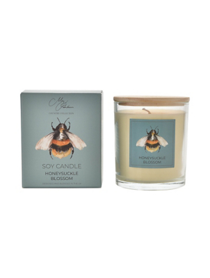 Meg Hawkins Bee Soy Wax Candle Honeysuckle Blossom Home at ASDA