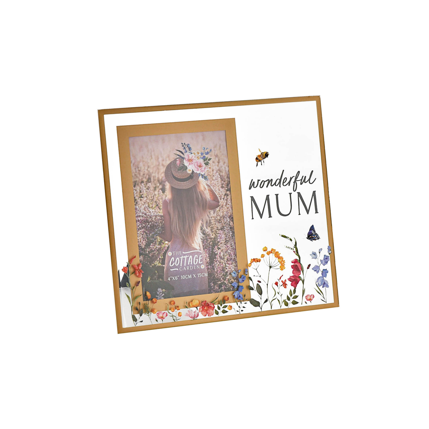 George Multi The Cottage Garden Glass Frame 4 X 6 'Mum'