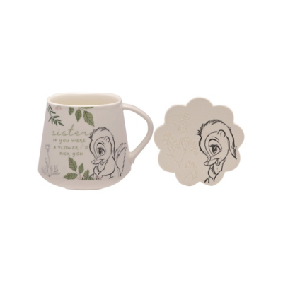 Disney Forest Friends Flower Mug & Coaster Set Sister, none
