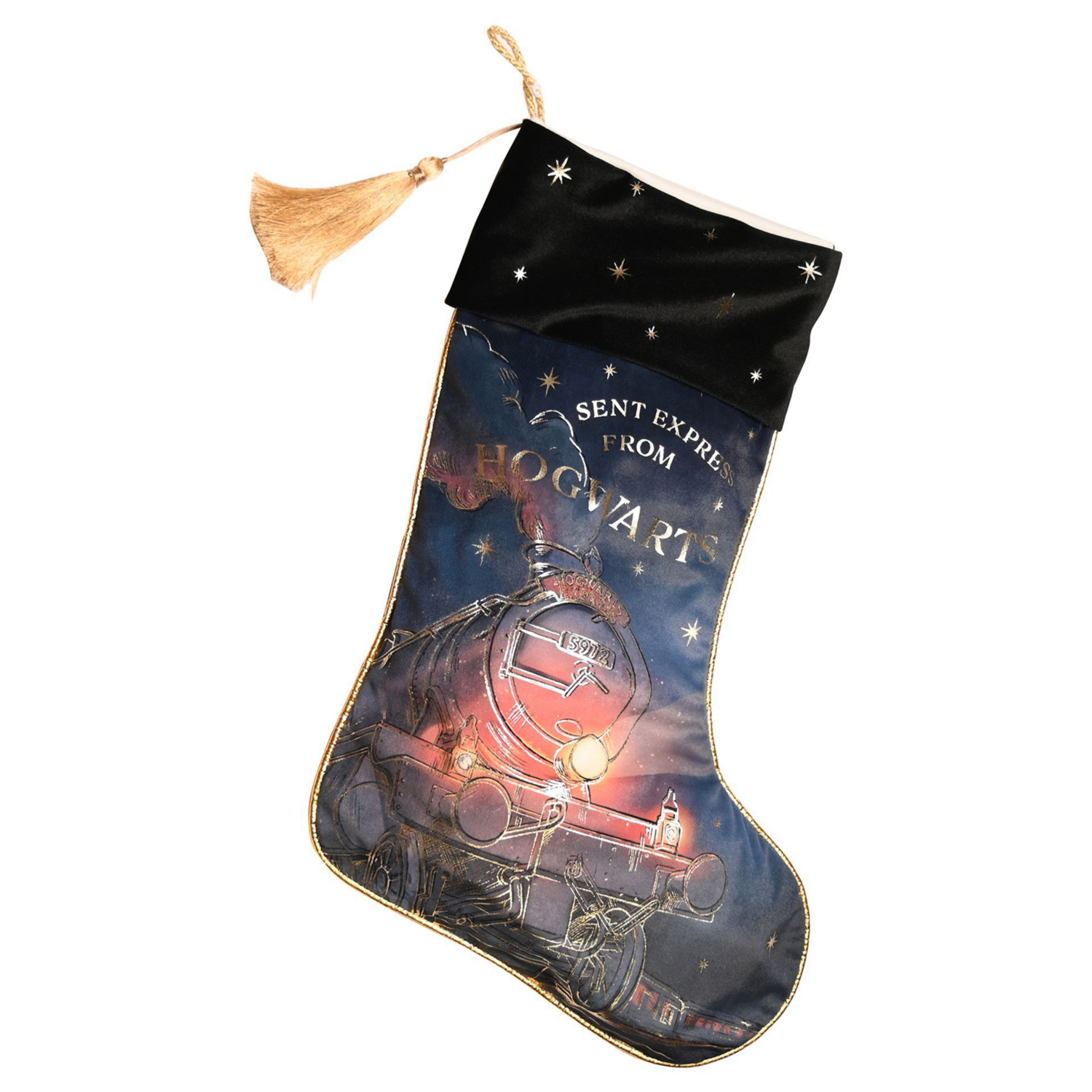 Harry Potter Blue Warner Bros Hogwarts Express Stocking