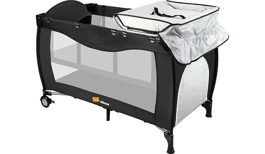 travel cot with bassinet asda