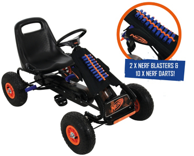 Nerf Go Kart with Blasters and Darts 
