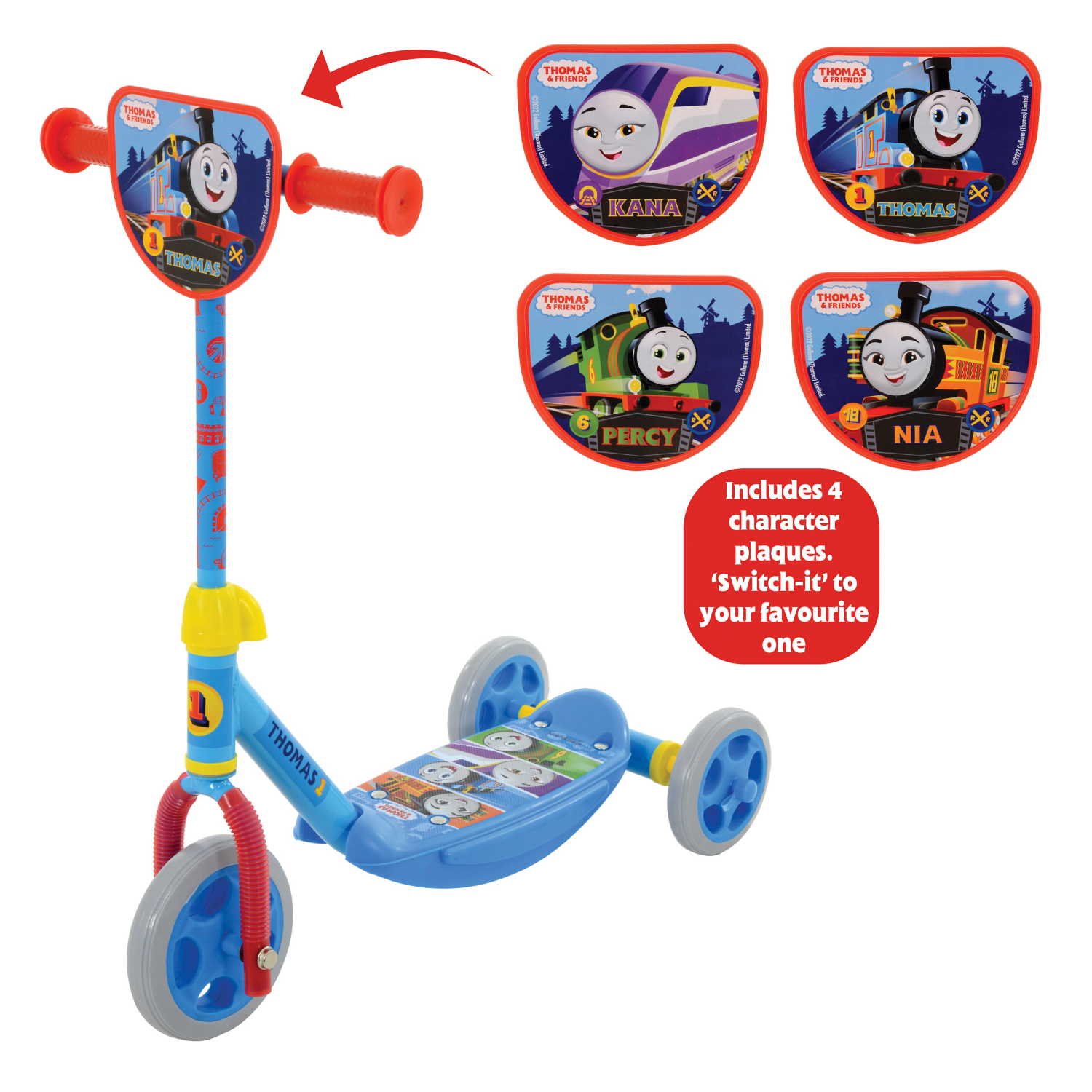 Thomas & Friends Multi Switch It Character Tri Scooter