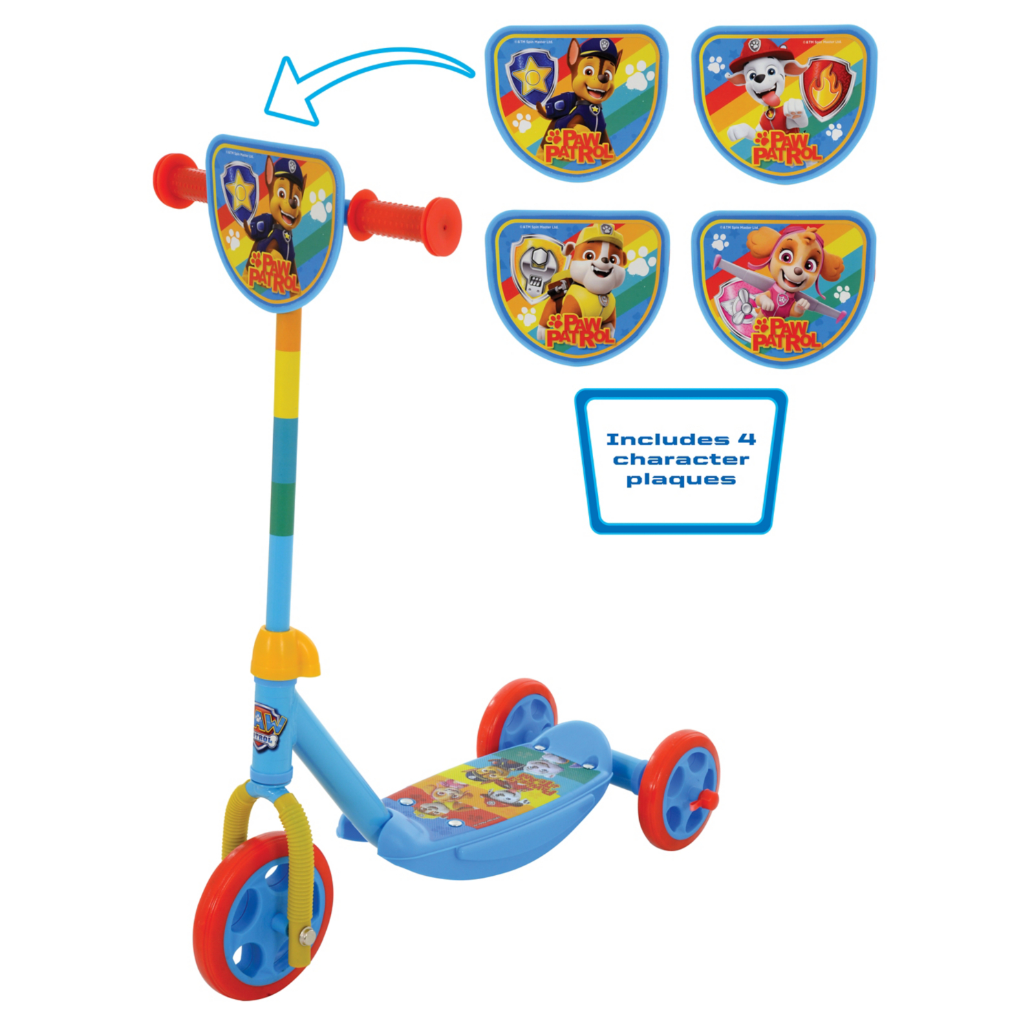 Paw Multi Patrol Switch It Character Tri Scooter