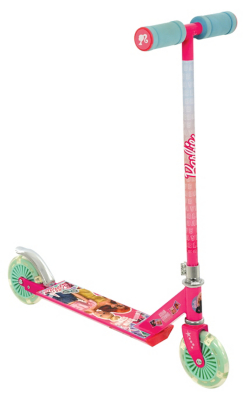 Barbie Inline Scooter with LED Wheels Toys Character George