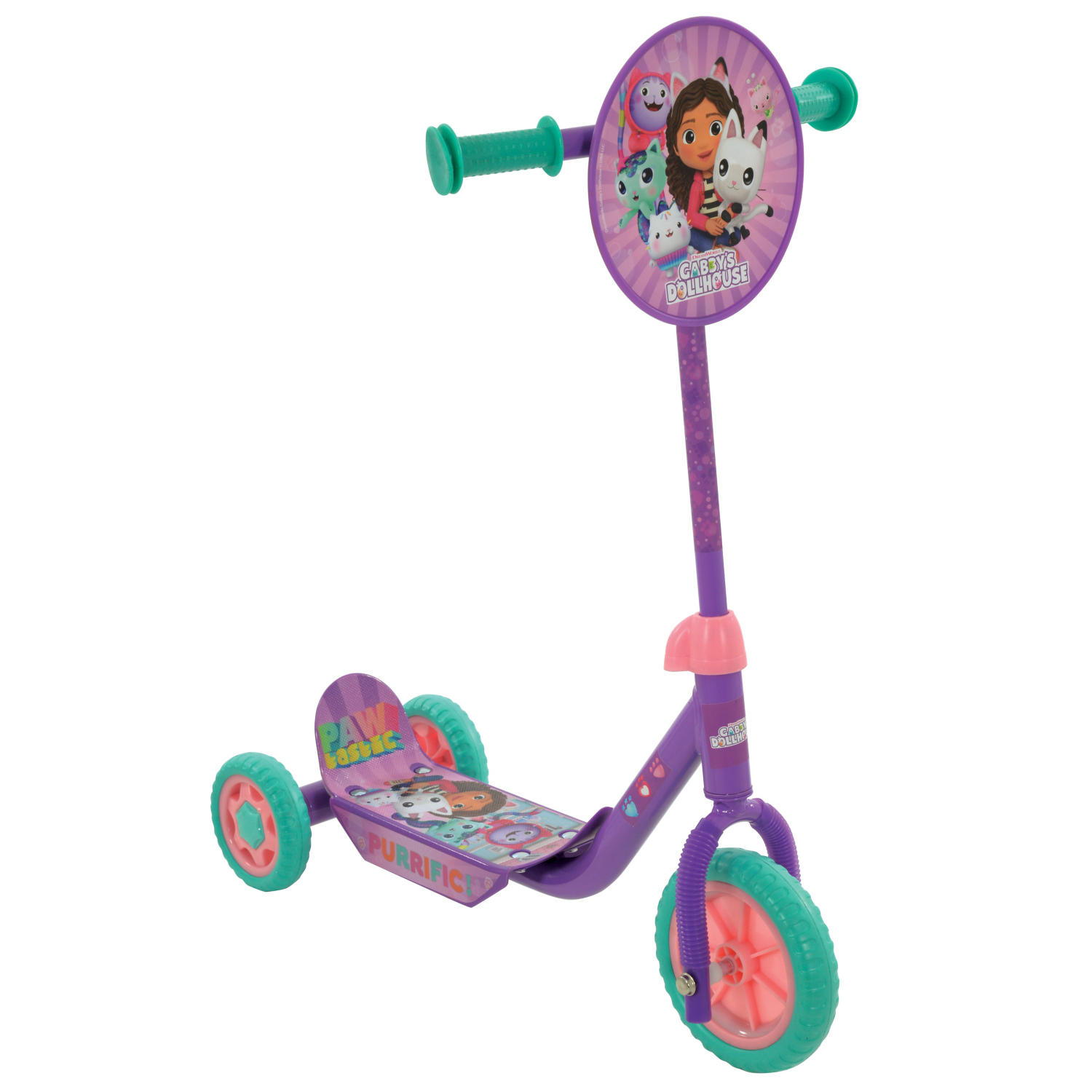 George Multi Gabby's Dollhouse Deluxe Tri Scooter