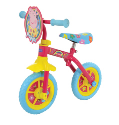 peppa pig bike for 3 year old