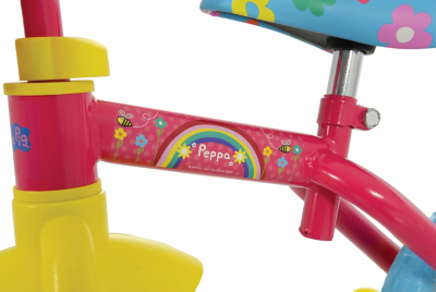 peppa pig 2 in 1 10 inch trainer bike