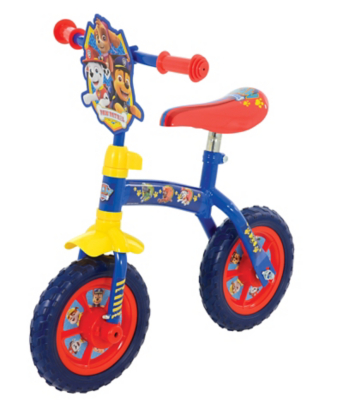 paw patrol balance bike asda