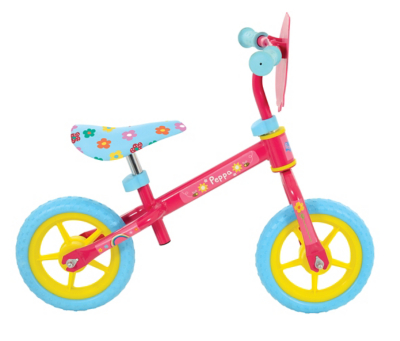 peppa balance bike