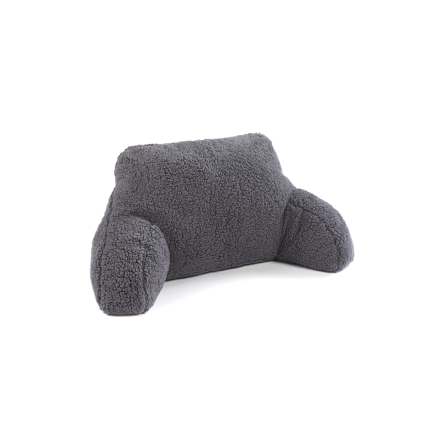 George Charcoal Grey Downland Fleece Charcoal Cuddle Cushion