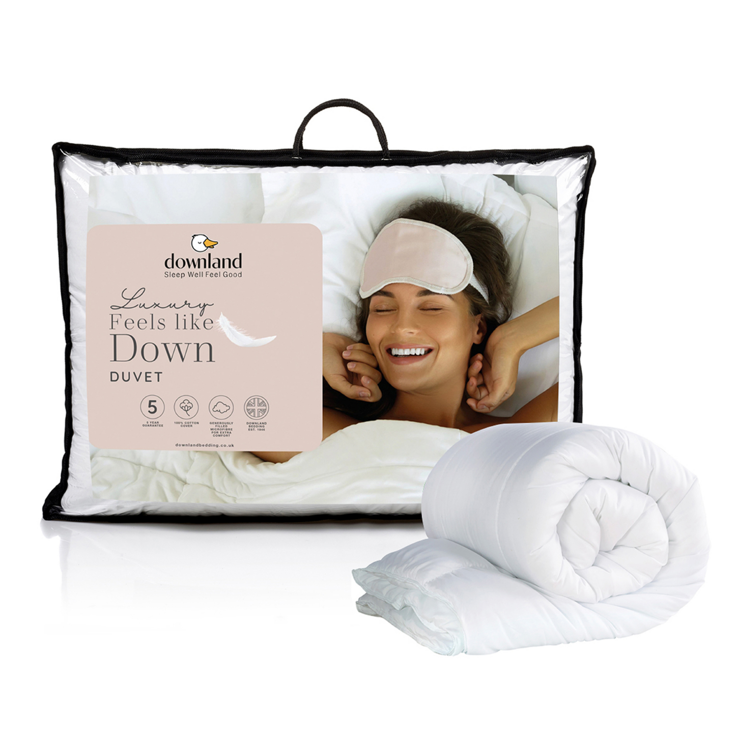 George White Downland Luxury Cotton Feels Like Down 10.5 Tog Duvet