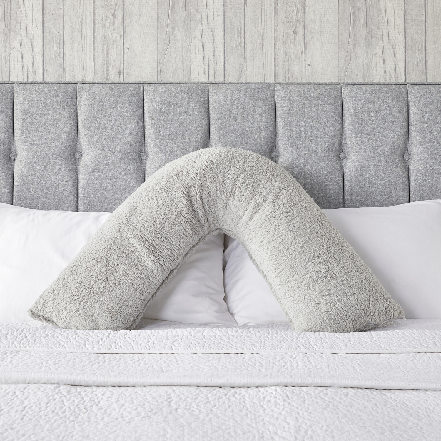 George Grey Downland Teddy Fleece V Shaped Support Pillow