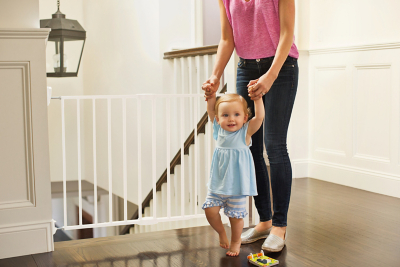 retractable baby gate asda